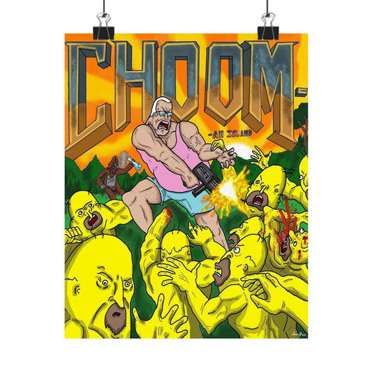 "CHOOM" Matte Vertical Poster