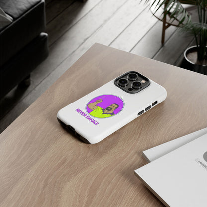 Never Exhale Phone Case (White)