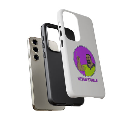 Never Exhale Phone Case (White)