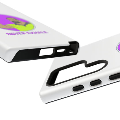 Never Exhale Phone Case (White)