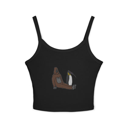 Sassy & Penguin Spaghetti Strap Tank Top (Women's)