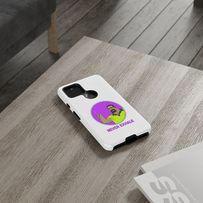 Never Exhale Phone Case (White)