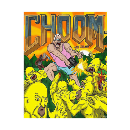 "CHOOM" Matte Vertical Poster