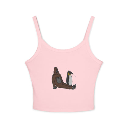 Sassy & Penguin Spaghetti Strap Tank Top (Women's)
