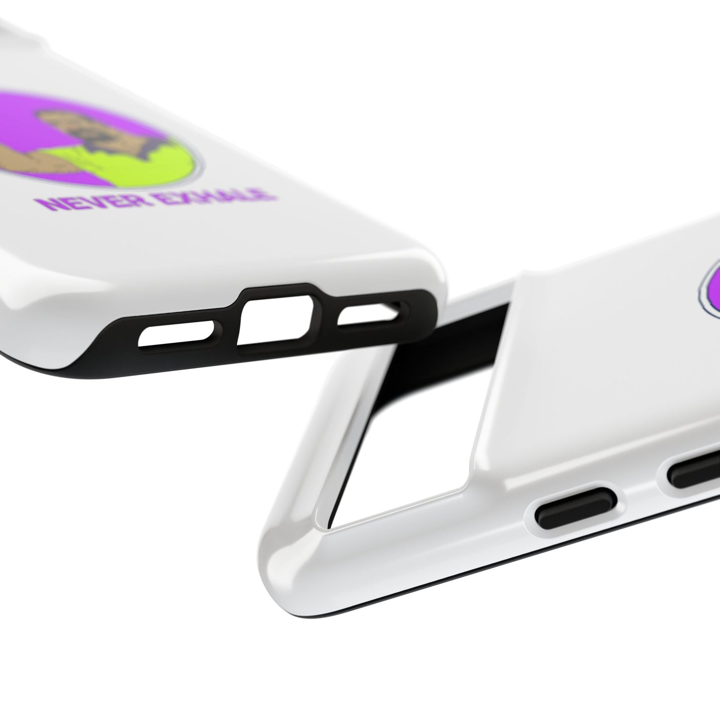 Never Exhale Phone Case (White)