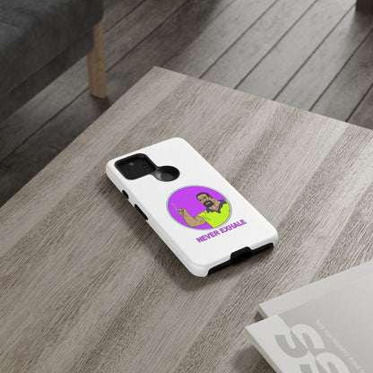 Never Exhale Phone Case (White)
